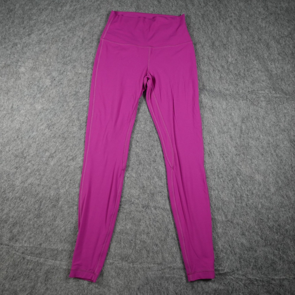 Lululemon Leggings Womens 6 Pink Align Pant 28" Yoga Soft Run Gym Workout - Picture 1 of 10
